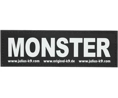 Julius-K9 Monster Patchų rinkinys – Velcro tvirtinimas (didelis), 2 vnt., pritaikomas priedas balnui