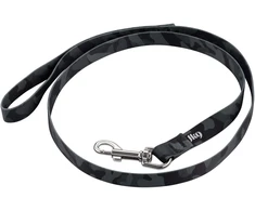 Julius-K9 MoreColor Basic Pavada &ndash; Naktinio maskavimo diržas, 120cm, patvaraus juodo dizaino