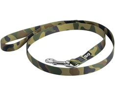 Julius-K9 MoreColor Basic pavadėlis – patvarus kamufliažinis diržas, 120cm, žalia chaki