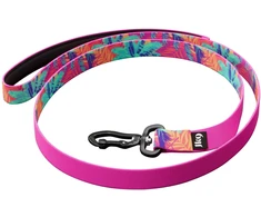 Julius-K9 MoreColor Vibe Tape pavadėlis 120cm – Neopreninė rankena, spalvingas palmės dizainas