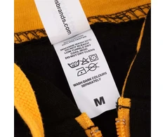 Julius-K9 pilno užtrauktuko Hoodie juoda/auksinė – patogus medvilnės mišinys, mažas dydis, stilingi trenerio drabužiai