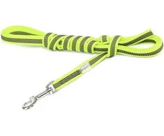 Julius K9 Supergrip Color &amp; Gray treniravimo pavadėlis – Neono geltonas, 300cm, neslystantis, be rankenos. Julius K9