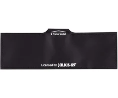 Julius-K9 Tuščia etiketė su „Tracker“ kišenėle – Velcro tvirtinimas, be užrašo, 2 vnt. pakuotė, Dydis S
