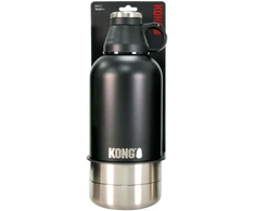 KONG Duo Day Trek kelioninis buteliukas – 4-in-1 drėkinimo rinkinys su puodeliu ir dviem dubenėliais, 1820 ml