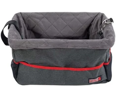 KONG Travel Secure Booster Seat – Paaukštinta automobilinė kėdutė, 40x30x20cm, tinka iki 12kg
