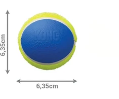 KONG Ultra SqueakAir sustiprinti teniso kamuoliukai su cyptuku, 3 vnt.
