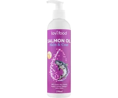 Lovi Food Pure Salmon Oil – Omega-3 EPA DHA papildas, 250 ml butelis