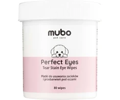 Mubo Perfect Tear Stain drėgnos servetėlės šunų ir kačių akių priežiūrai