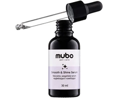 Mubo Švelnus &amp; Blizges Serum 30ml – Natūrali drėkinamoji formulė šilkiniam, žvilgančiam kailiui