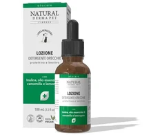 Natural Derma Pet Ausų valymo losjonas augintiniams Švelni formulė