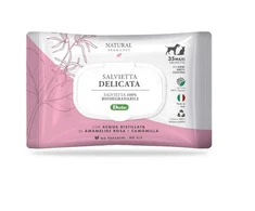 Natural Derma Pet drėgnos servetėlės švarai švelni formulė delikati priežiūra