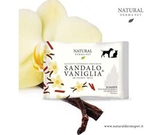 Natural Derma Pet Natūralūs Derma Pet drėgnieji valymo servetėlės su santalo ir vanilės kvapu, švelnūs