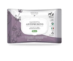 Natural Derma Pet drėgnos valymo servetėlės nuo niežėjimo, švelnios formulės