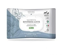 Natural Derma Pet Drėgnos Servetėlės Mėtų ir Alavijų Gaivios