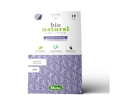Natural Derma Pet Jazminų ir levandų aglomeruojantis kukurūzų kraikas katėms, kontroliuojantis kvapus