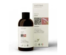 Natural Derma Pet Natural Derma Skirtas garbanotiems plaukams Coat Šampūnas šunims, blizgesiui ir apibrėžimui