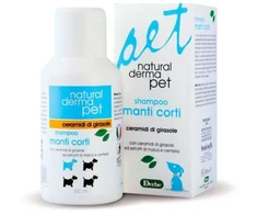 Natural Derma Pet Natural Derma trumpų plaukų šampūnas šunims su saulėgrąžomis ir malva