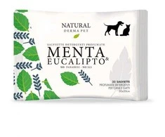 Natural Derma Pet Švaros servetėlės su mėtomis ir eukaliptu Švelni formulė