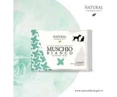 Natural Derma Pet Drėgnos Servetėlės Baltu Muskusų Kvapo Švelnus Valymas