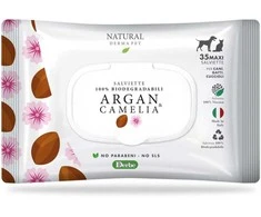 Natural Derma Pet Valomoji servetėlės Arganų ir Kamelijų švelnus valymas