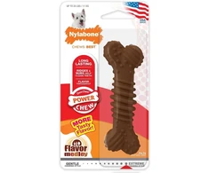 Nylabone Dura Chew Extreme Medley Texture kaulas – patvarus dantų kramtalas, skirtingų skonių, vidutinio dydžio
