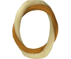 Nylabone Extreme Bully Stick Ring Medium – Patvarus kramtomasis žaislas su jautienos skoniu, ilgai išliekantis Nylabone
