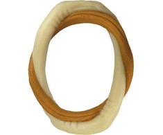 Nylabone Extreme Bully Stick Ring Medium – Patvarus kramtomasis žaislas su jautienos skoniu, ilgai išliekantis Nylabone