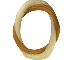 Nylabone Extreme Bully Stick Ring Medium – Patvarus kramtomasis žaislas su jautienos skoniu, ilgai išliekantis Nylabone