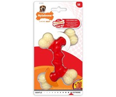 Nylabone Extreme Double Bone Chew Toy – XL patvarus dizainas su šoninės mėsos skoniu, skirtas stipriems graužikams