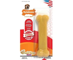 Nylabone Extreme Dura Chew su skonių sviestinio riešuto kaulu – patvarus, didelis kramtomasis žaislas su ilgai išliekančiu skoniu