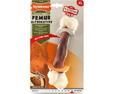 Nylabone Extreme Kaulas Jaučiena – Tikro Jaučio Kaulo Formos Kramtomasis Žaislas, Jaučio Kvapo, XL Ilgaamžis Skanėstas