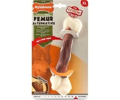 Nylabone Extreme Kaulas Jaučiena – Tikro Jaučio Kaulo Formos Kramtomasis Žaislas, Jaučio Kvapo, XL Ilgaamžis Skanėstas