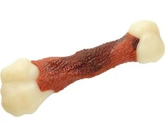 Nylabone Extreme Kaulas Jaučiena – Tikro Jaučio Kaulo Formos Kramtomasis Žaislas, Jaučio Kvapo, XL Ilgaamžis Skanėstas
