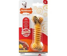 Nylabone Extreme Texture Jautienos ir sūrio kaulas – XL dantų kramtukas, patvarus dizainas su skoniu