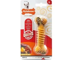 Nylabone Extreme Texture Jautienos ir sūrio kaulas – XL dantų kramtukas, patvarus dizainas su skoniu