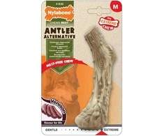 Nylabone Extreme Venison elnio rago kramtukas – patvarus dirbtinis ragas su elnienos kvapu, vidutinio dydžio