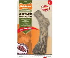 Nylabone Extreme Venison elnio rago kramtukas – patvarus dirbtinis ragas su elnienos kvapu, vidutinio dydžio