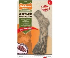 Nylabone Extreme Venison elnio rago kramtukas – patvarus dirbtinis ragas su elnienos kvapu, vidutinio dydžio