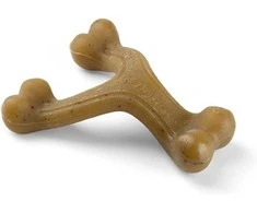 Nylabone Gourmet Wishbone Bacon Chew – Tvirtas didelio dydžio šunims skirtas žaislas su intensyviuBekono skoniu