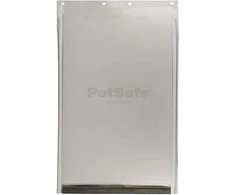 „PetSafe“ aliuminio ir atsparioms ekstremalioms oro sąlygoms vidutinio dydžio durelės – patvarus lankstus dizainas