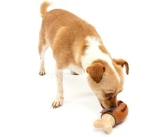 PetSafe Busy Buddy Chompin' Chicken šunų kramtomasis žaislas – Vištienos kojelės formos, mažas/vidutinis, patvarus dizainas