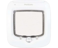 „PetSafe“ mikroschemų katės durelės – automatinis ir rankinis įėjimas, saugios baltos durys