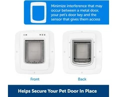 PetSafe Išmanusis durų adapteris – vidutinio dydžio, saugiai priglundantis prie „SmartDoor“ sistemų