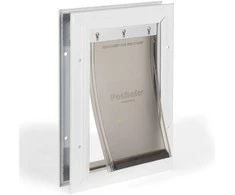 „PetSafe Staywell“ aliumininės 2 krypčių durys augintiniams – itin didelės, armuotos patvarios anga