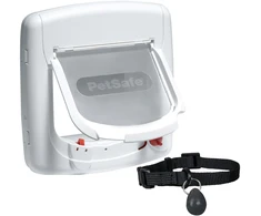 PetSafe Staywell Magnetic Deluxe katės durys „– Saugios baltos durys su magnetine fiksavimo sistema