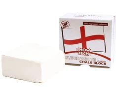 Show Tech Extra Baltas Chalk Block – Balinanti miltelių formulė, 55g priežiūros priemonė