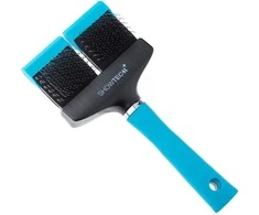 Show Tech Flex Groom Profesionali Slicker šepetys – dvipusis, tvirtas, lanksti galvutė, didelis dydis
