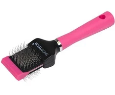 Show Tech Flex Groom Professional Slicker šepetys – dvipusis lankstus minkštas kaištis, mažas dydis