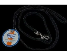 Show Tech Juodas Grooming Ring – 5mm pločio su sidabro „snap“ užsegimu, patvarus dizainas