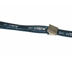 Show Tech Grooming Noose Pilkas – Reguliuojamas kaklo pavadėlis su logotipu, 57x1,5 cm patvarus dizainas